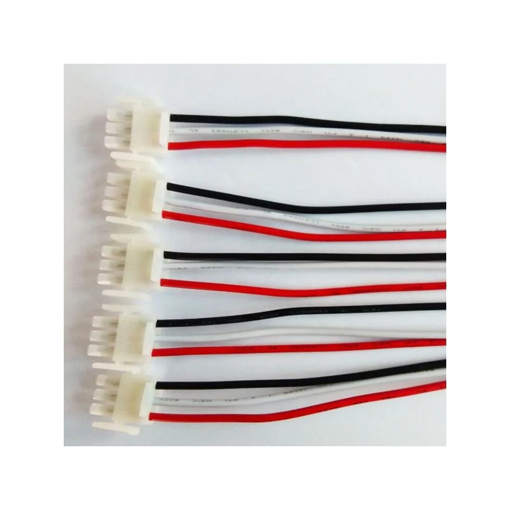 Wire Harness With Te 1-480700-0 Connector To Ultra-fast 250 Terminal 3-350819-2 With Cable Push Connector Cable