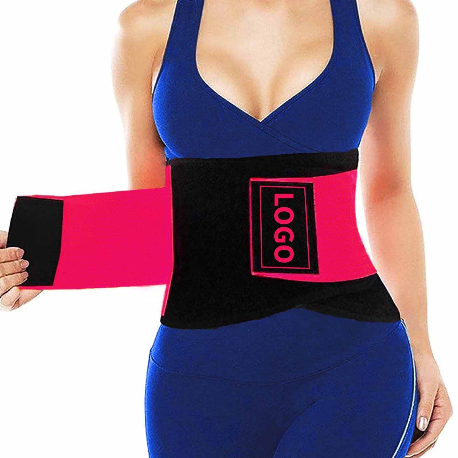 Feiyali Neoprene Custom Shaper Breathable Body Slimming Neoprene Waist Trainer Sweat Bands Waist Trimmer Belt Waist Support