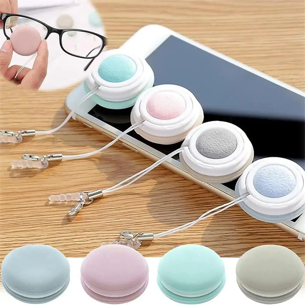 Phone Screen Lens Wipe Glasses Cleaner Cute Candy Color Shape Cleaning Tool