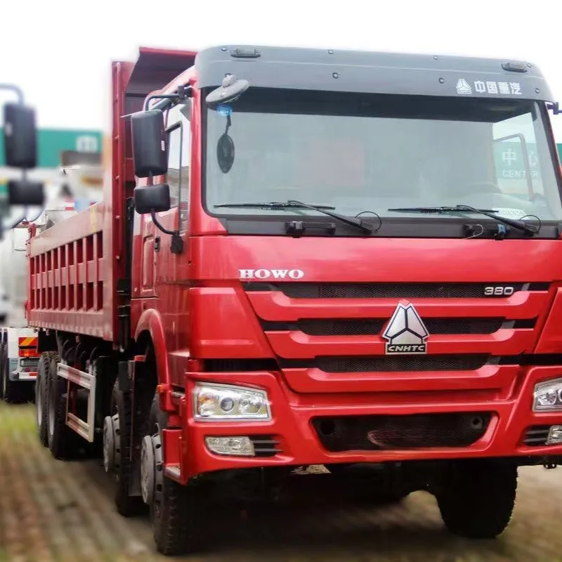 330 371 380 самосвал Sinotruck howo Новый в наличии Подержанный грузовик евро 2 3 8x4 60 80 100 тонн для продажи