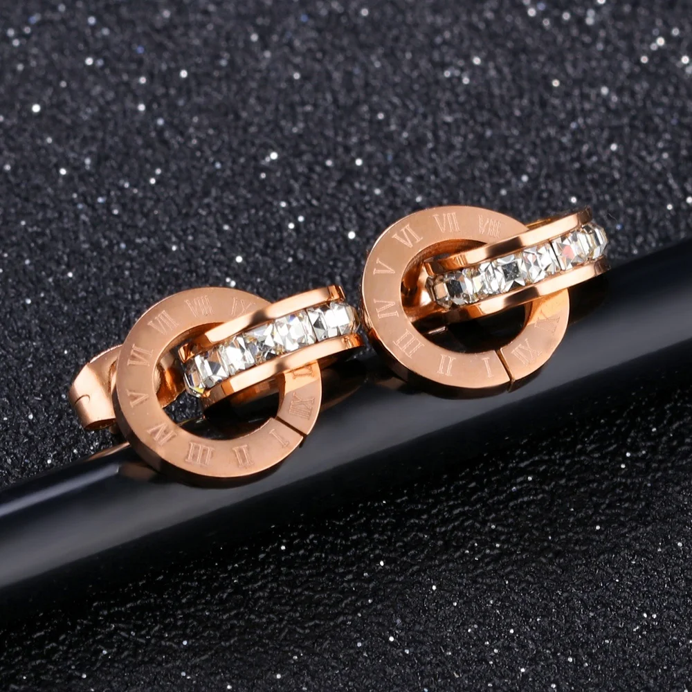 Elegant Noble Girlish Manufacture Fashion Zircon Jewelry Diamond Earring