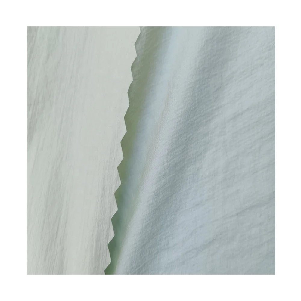 20D Nylon Elastic DTY yarn Stretch Woven 390T 20D waterproof crinkle Anti-UV Nylon taffeta fabric Plain Cloth Woven Fabric