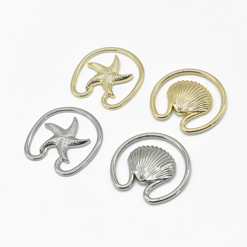New Fashion Style High Quality Star Shape Bikini Buckle Accessories Connector For Sex Swimwear Beachwear