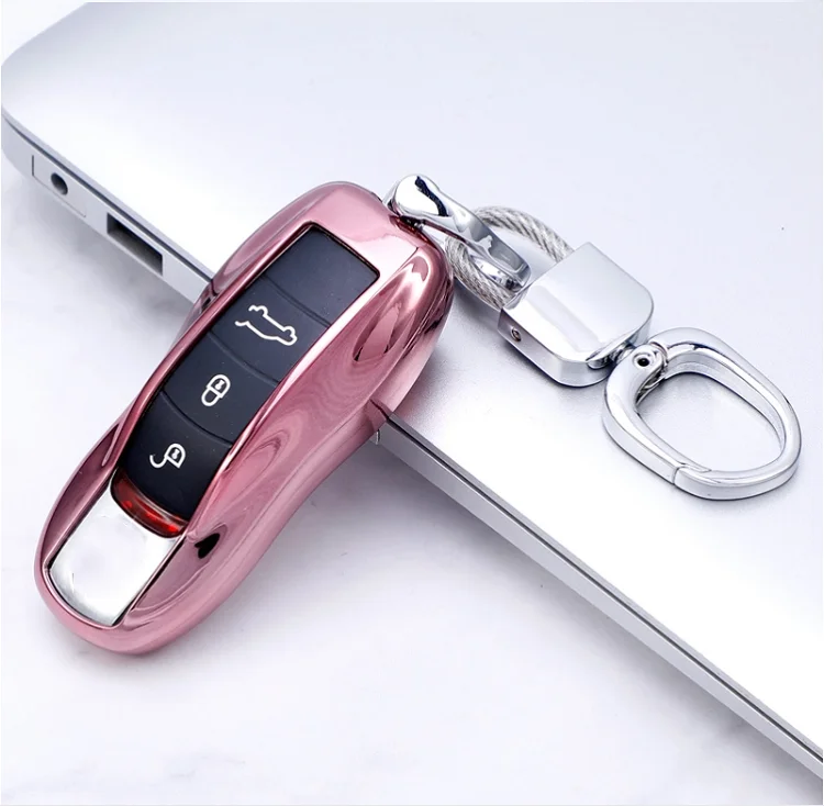 Hot Selling New Tpu Car Key Cover For Porsche Panamera Cayenne 958 Macan 718 911 Boxster Cayman Car-styling Car Key Case