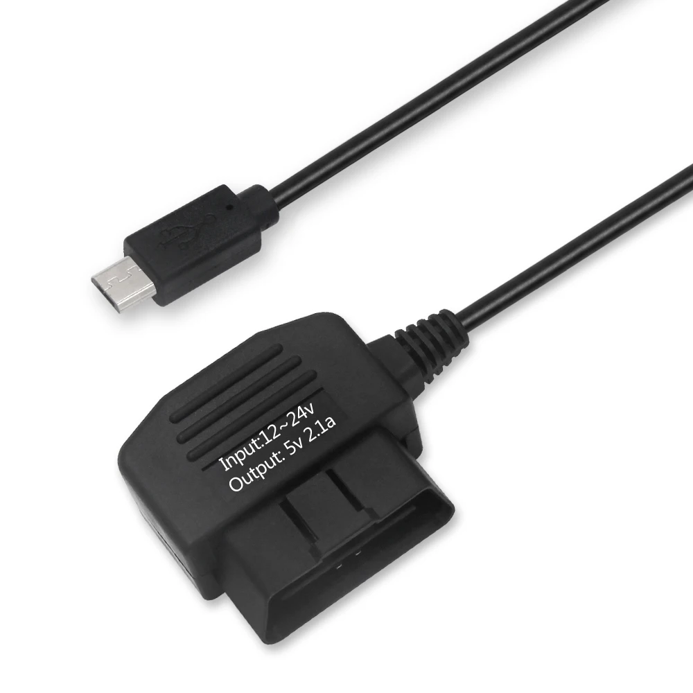 Универсальный Авто 16Pin OBD2 к USB порты и разъёмы зарядное устройство разъем Кабель-адаптер для автомобиля диагностический инструмент