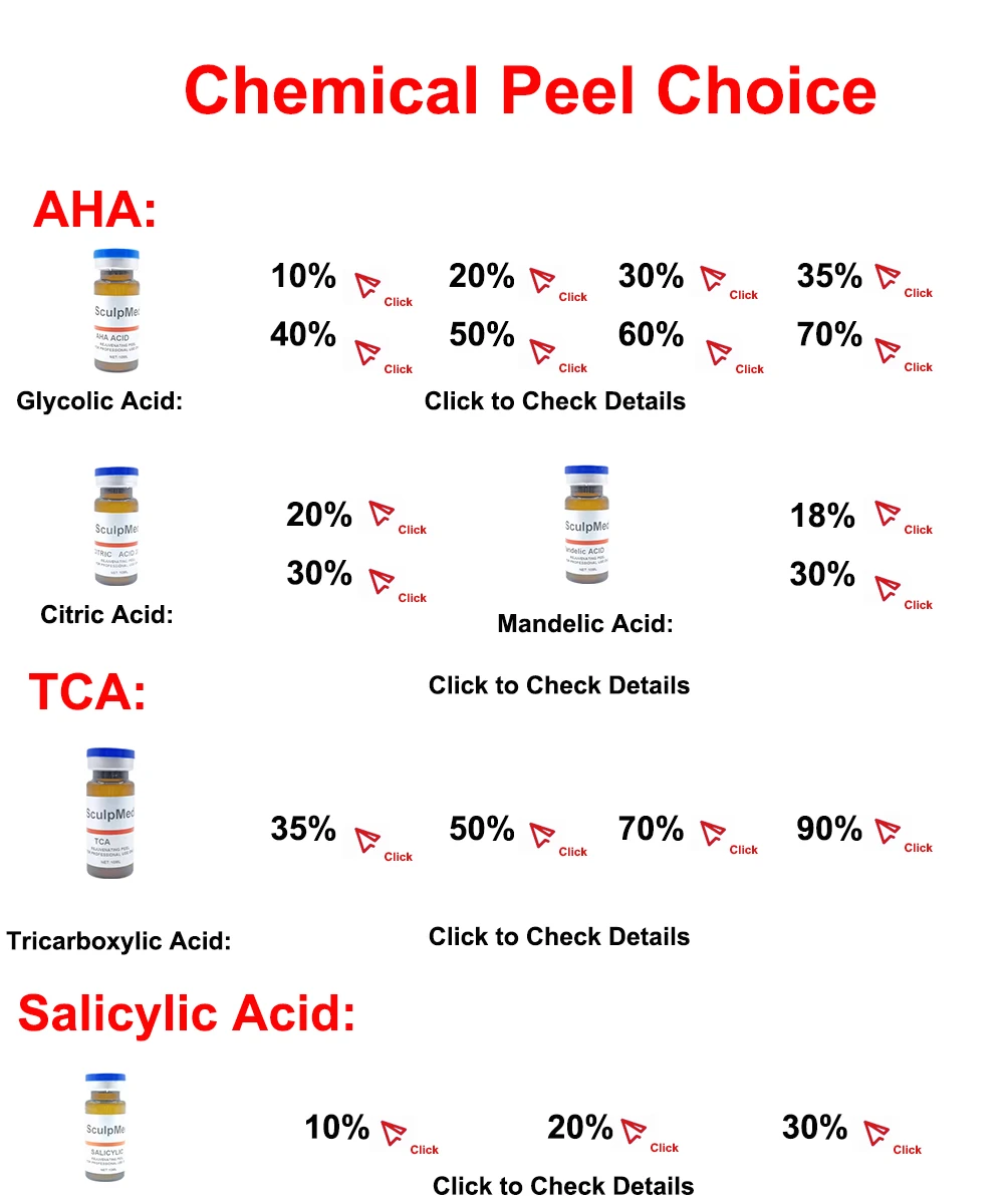 Mandelic Acid 30% 10ml Professional Skin Peel Aha Bha Pha Chemical Peel Serum For Face Body