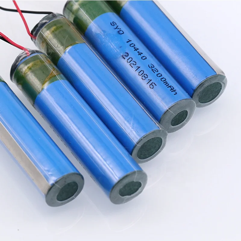 3.7V Rechargeable Lithium Ion Battery aaa Icr 10440 For Electric Toothbrush Application Solar Energy Storage Systems