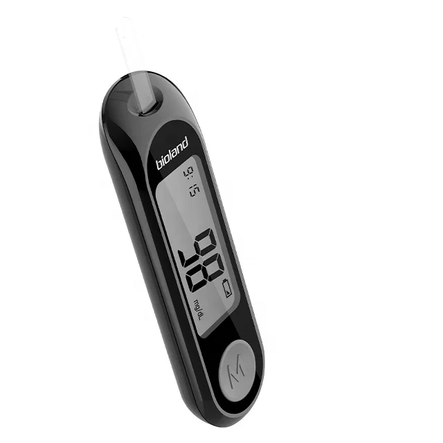 Mini Blood Glucose Meter Pen-type Blood Sugar Monitor with Button Cell