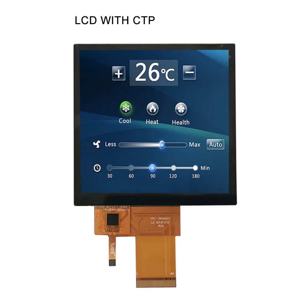 OEM квадратный дисплей 480x480 3,95 дюймов tft lcd для умного дома