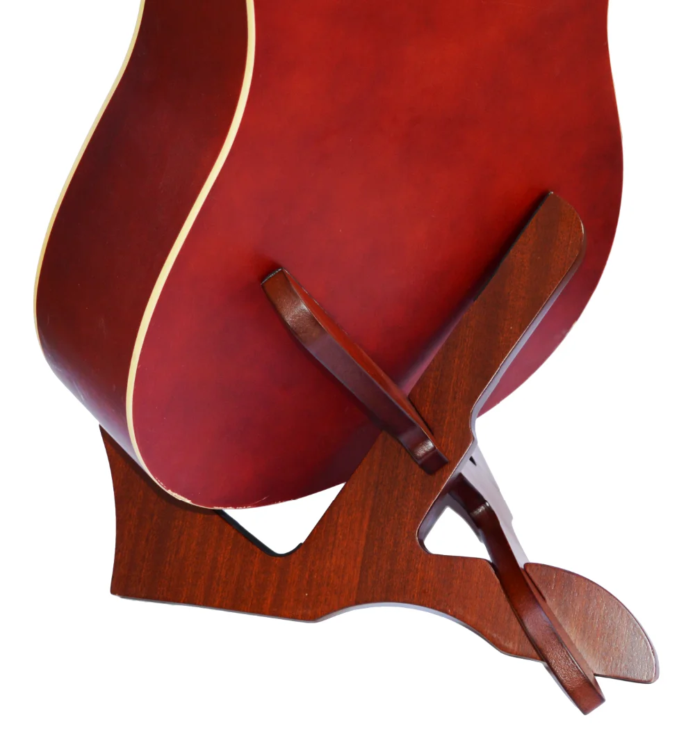 High Quality Wooden Stand for Guitar Bass Ukulele OEM Custom Meideal Guitar stand WS10