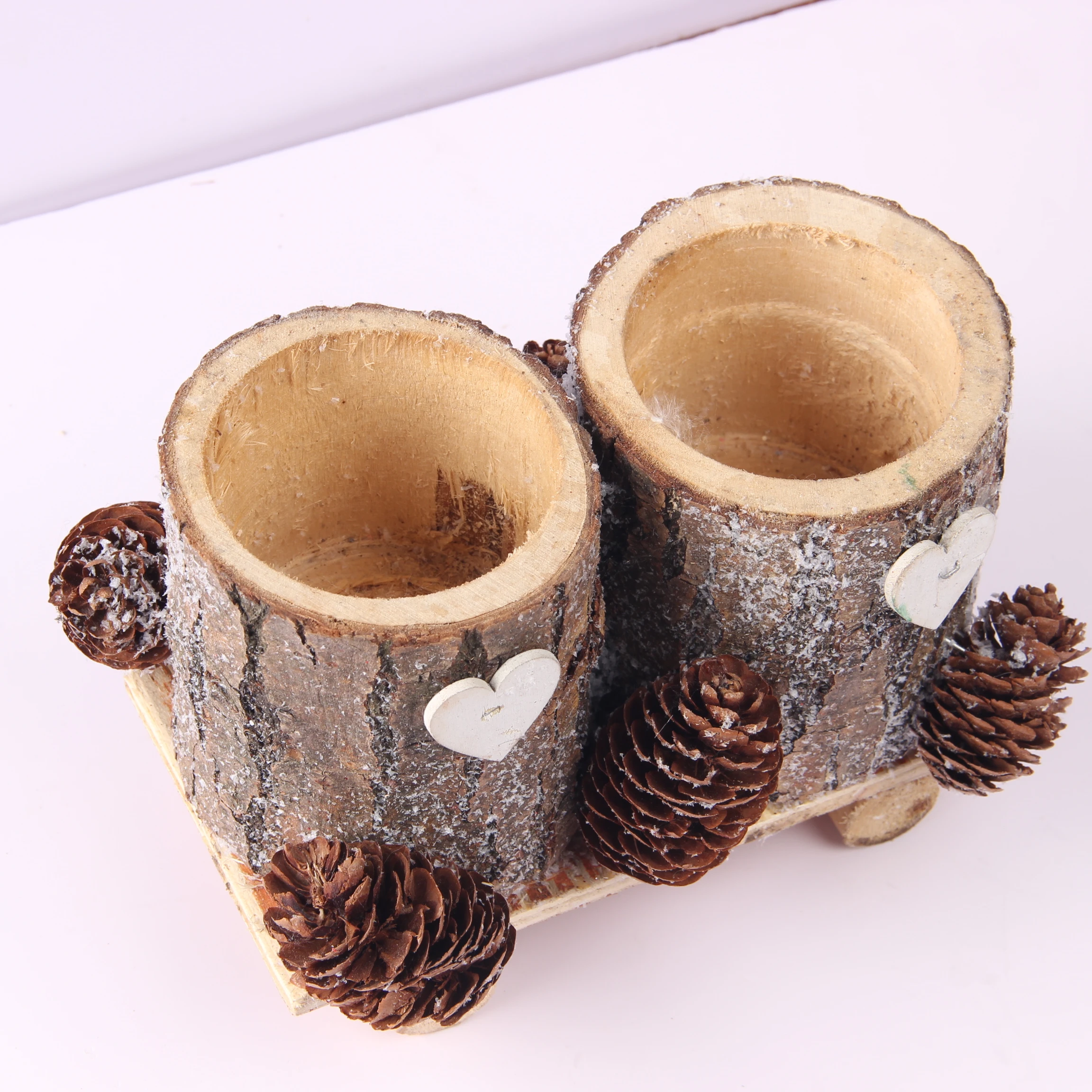 
wood candle holder garden candle holder garden crafts 