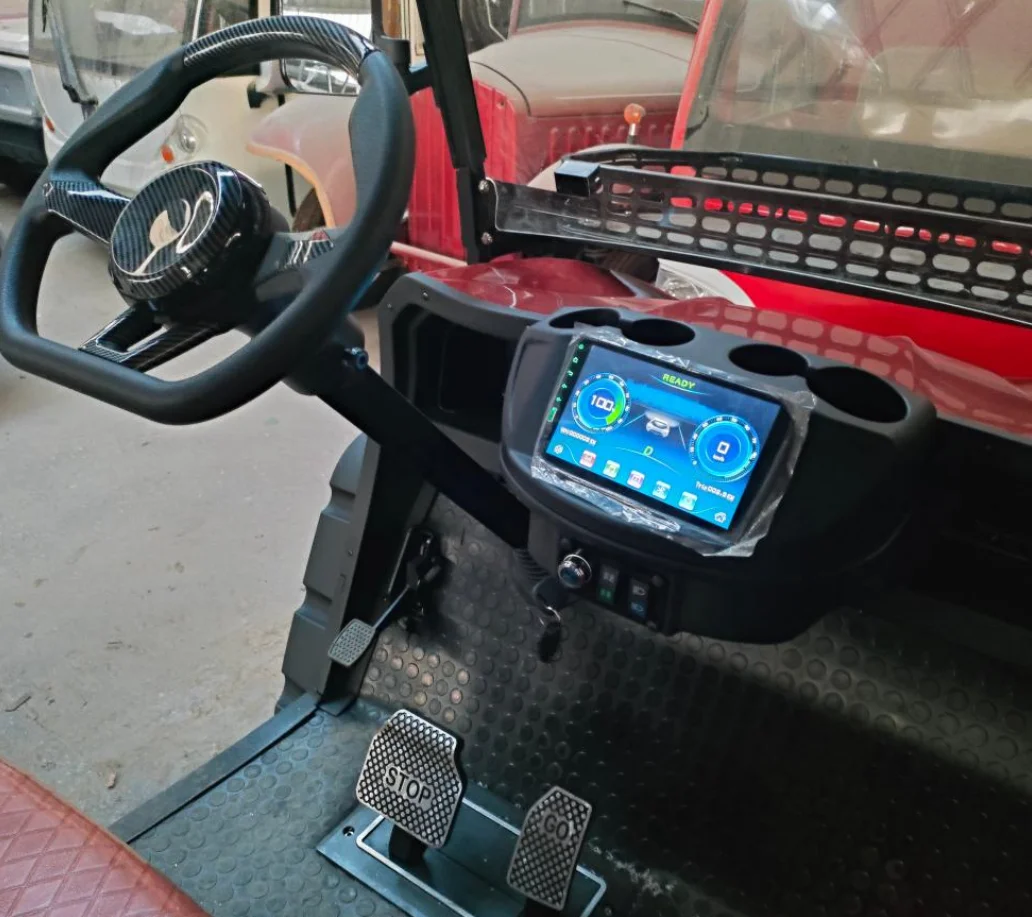 72 Volt Batteries New Customize Electric Golf Buggy Golf Cart Street Legal 4 Seater Golf Cart Grill Front With Headlights