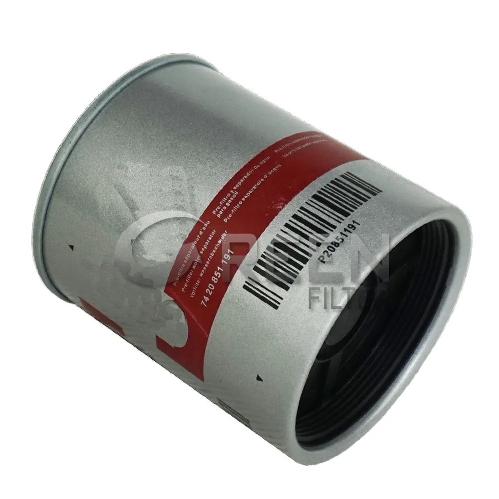 GreenFilter-Trucks engines fuel filter water separator use for renault 7420851191 20853583 R60P-D-MAX FS19895  BF1388-O