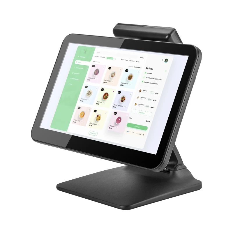 2024 15.6 inch hot sale foldable pos terminal monitor touch screen pos pc monitor for business