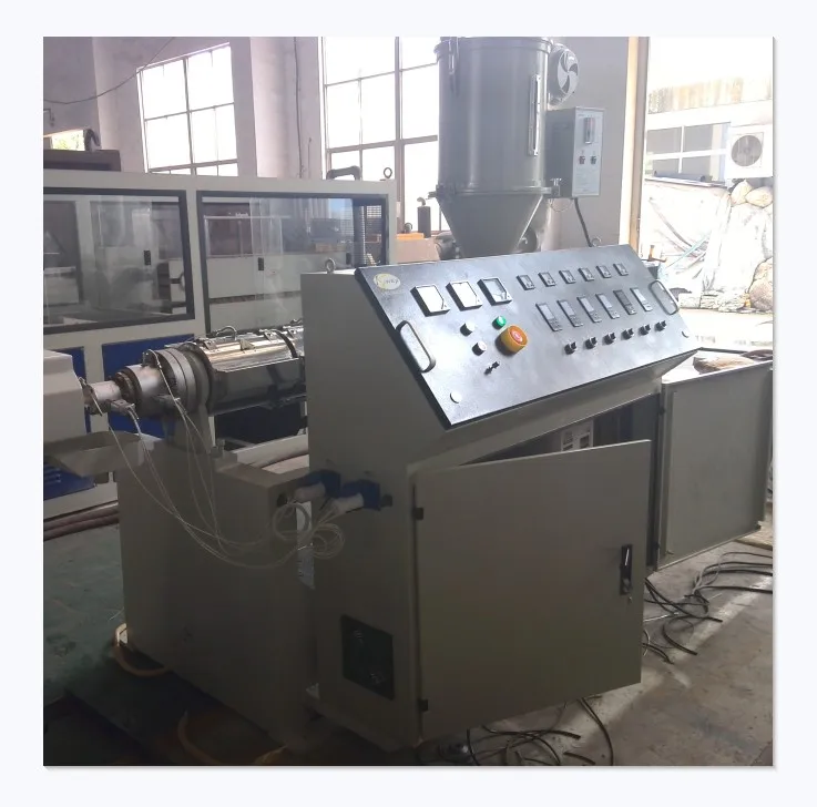 pvc pipe extrusion line single screw extruder pipe production line