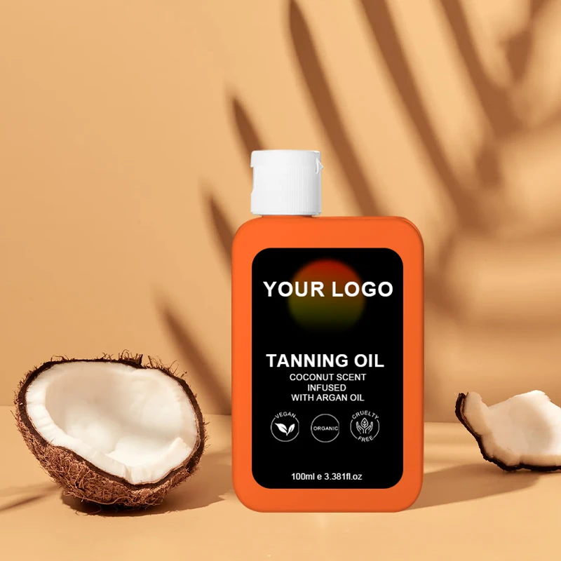 Factory Hot Sale OEM Private Label Moisturizing Sun Tanning Oil Body And Face Natural Tanning Oil