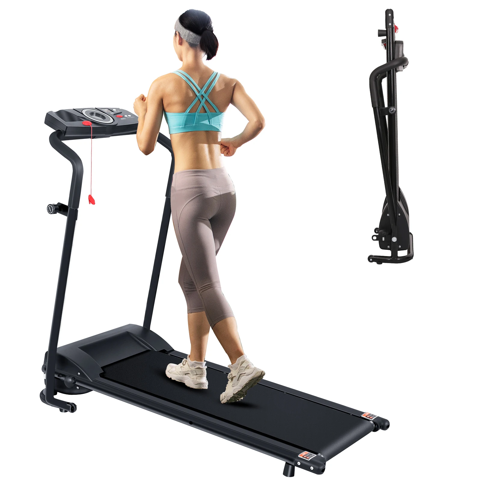 Cheap price LCD Home use Gym fitness electrical treadmills for sale made in China