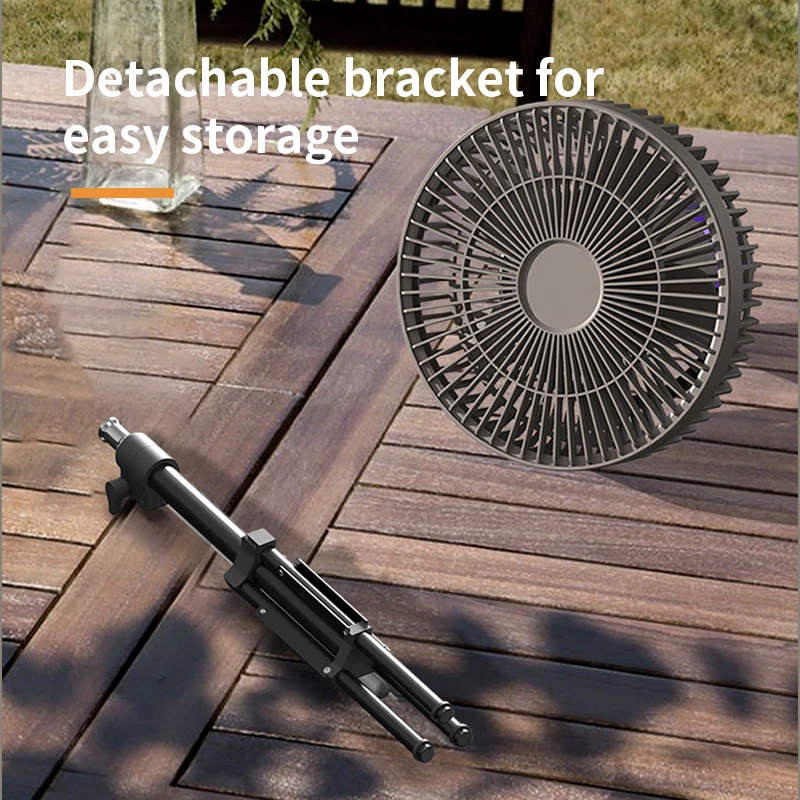 Multifunctional Outdoor Rechargeable Small Mosquito Repellent Ceiling Fan For Tent