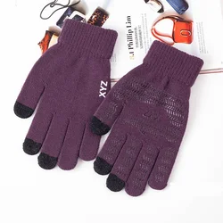 Winter Magic Gloves Touch Screen Women Men Warm Stretch Knitted Wool Mittens Gloves