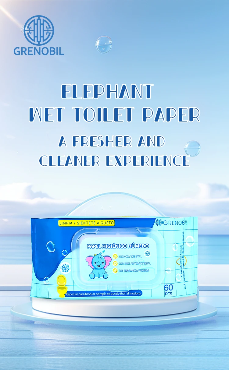 Super Cost-Effective Household Flushable Wet Wipes Durable Thickened Degradable Pure Water Toilet Paper for Cleaning