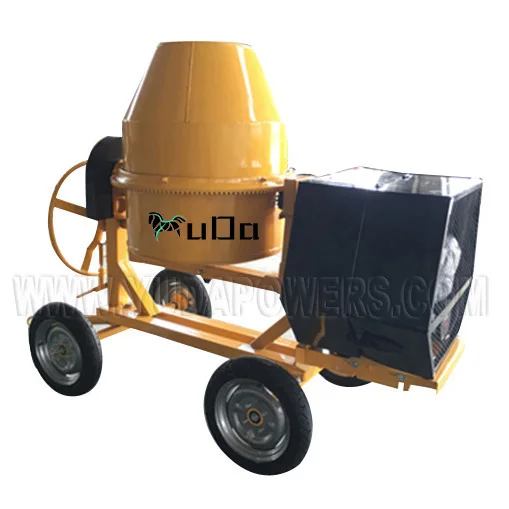 Gasoline Gas Concrete Mixer Machine Petrol Powered Cement Mixer for Sale 260L 350L 400L 450L