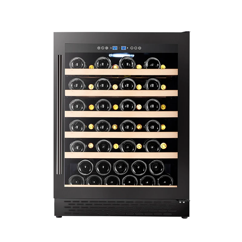 150L 18 Build in Wine Cellar Stainless Steel Wine Chiller Bottle Cooler Refrigerator