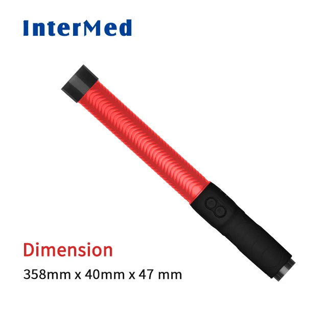 Multifunction Rechargeable Led Red Flashing Light Traffic Control Signal Baton