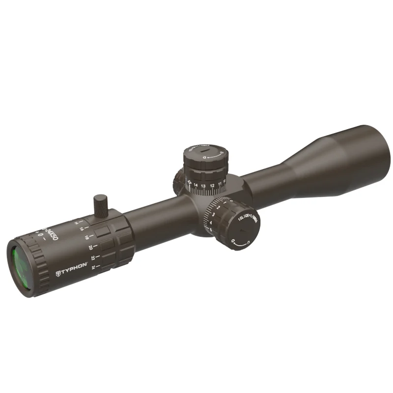 TYPHON 6-24x50SFIR FFP первая фокальная плоскость 30 мм трубка травления стеклянный Световой прицел с нулевым стопом