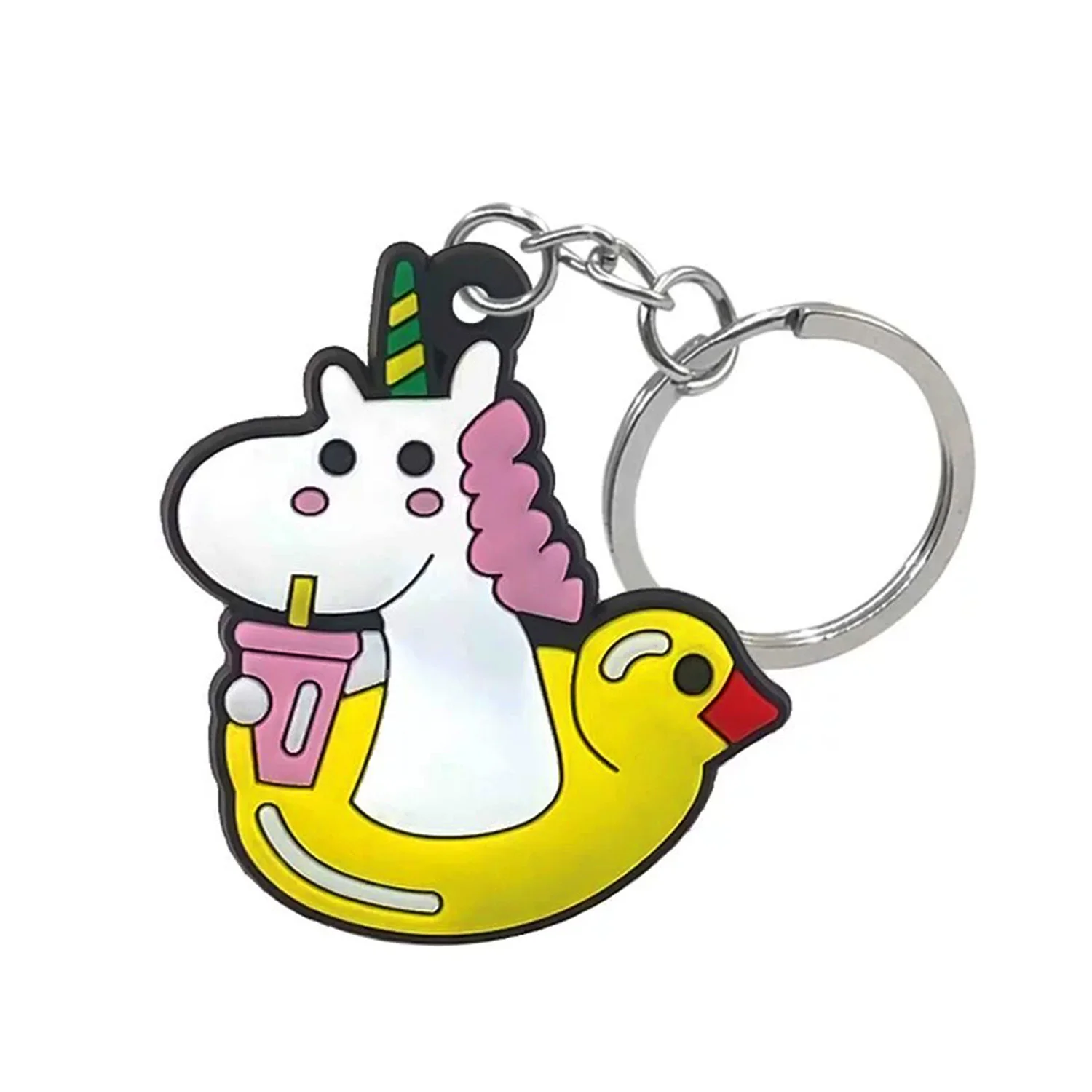 Hot selling factory customized PVC keychain with personalized logo design, full of fashion sense and trendy to meet your needs