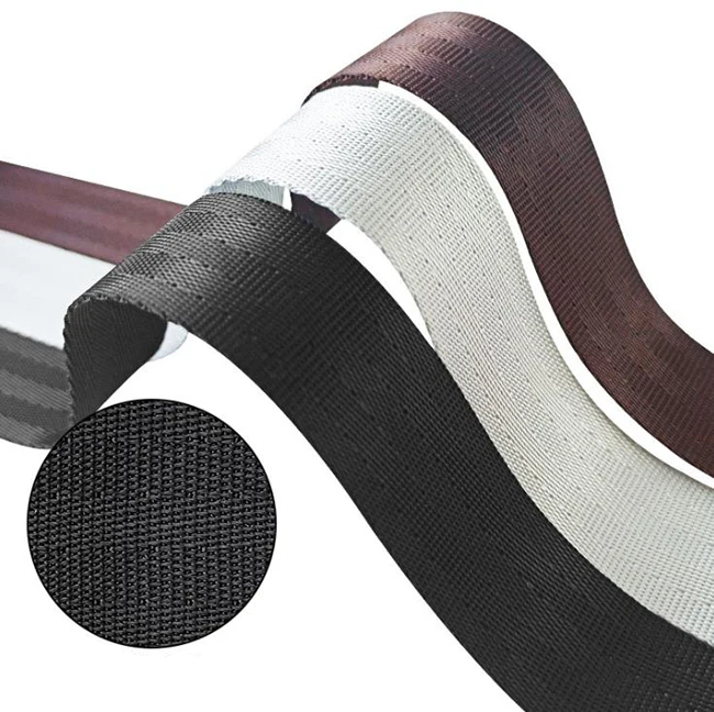 900D 45mm 1inch recycled PP nylon webbing Tape Car Band for Seat Belt