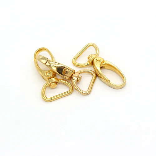 
New product double rose gold stainless steel swivel snap hooks 