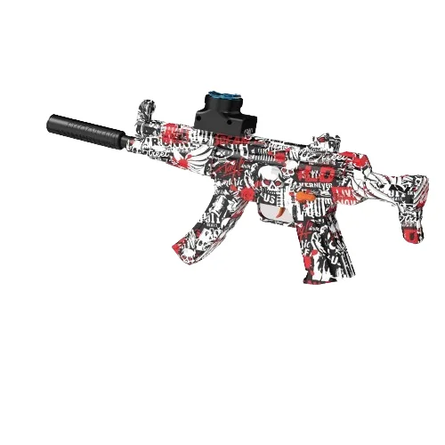 MP5 M416 GelBlaster for Unisex TikTok Inspired Electronic Toy Durable Soft Plastic with Splatter Balls & Metal Bullet Adult Size