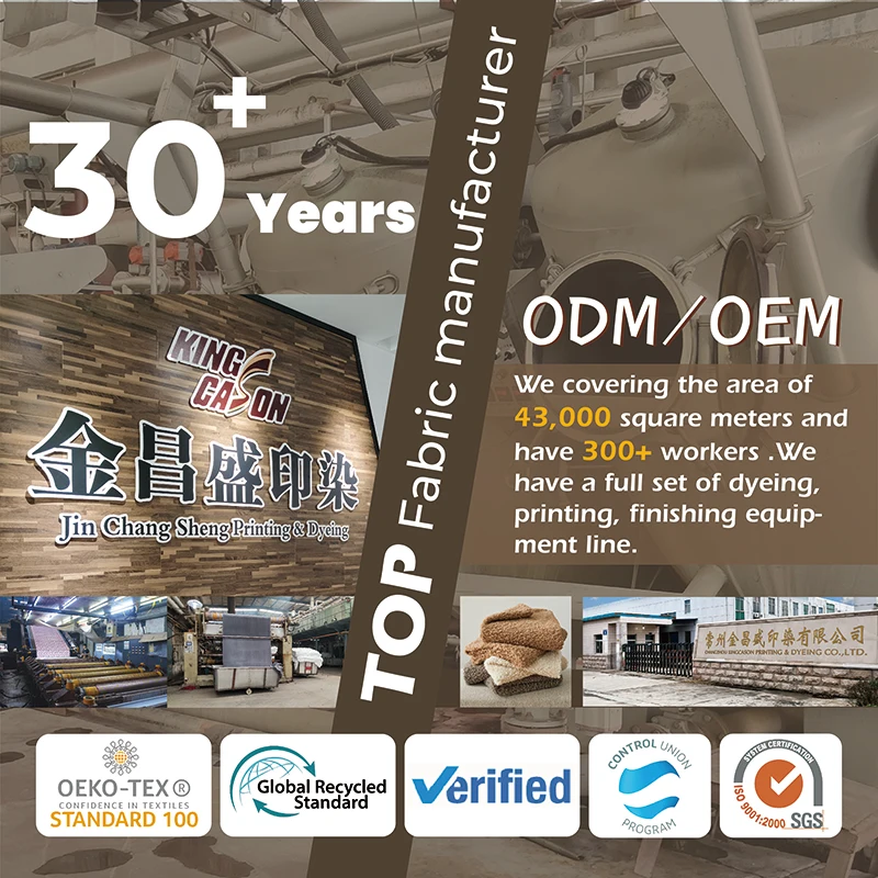 Kingcason Micro Sherpa Fleece Sport Sherpa 100% Polyester Terry Knitted Bonded Prints Viscose Elastane Jersey Fabric