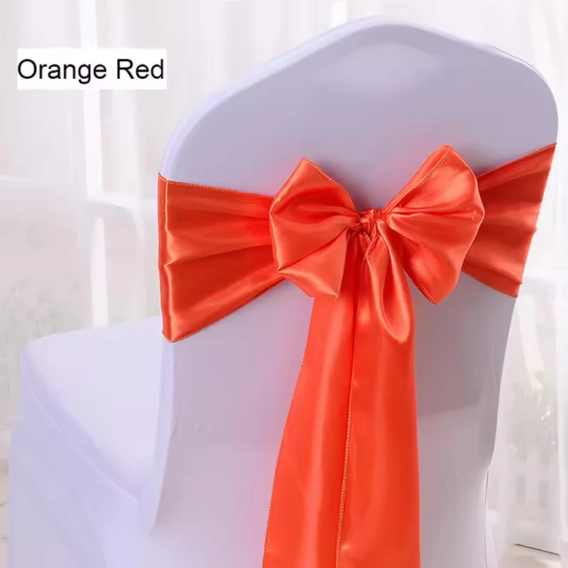 Wedding Chair Decorations Stretch Chair Bows Chair Sashes for Party Banquet