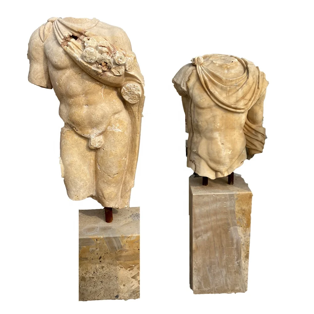 Nude Man Statue Human Frame Sculpture Modern Male Trunk Figurine Art Gallery Home Decor