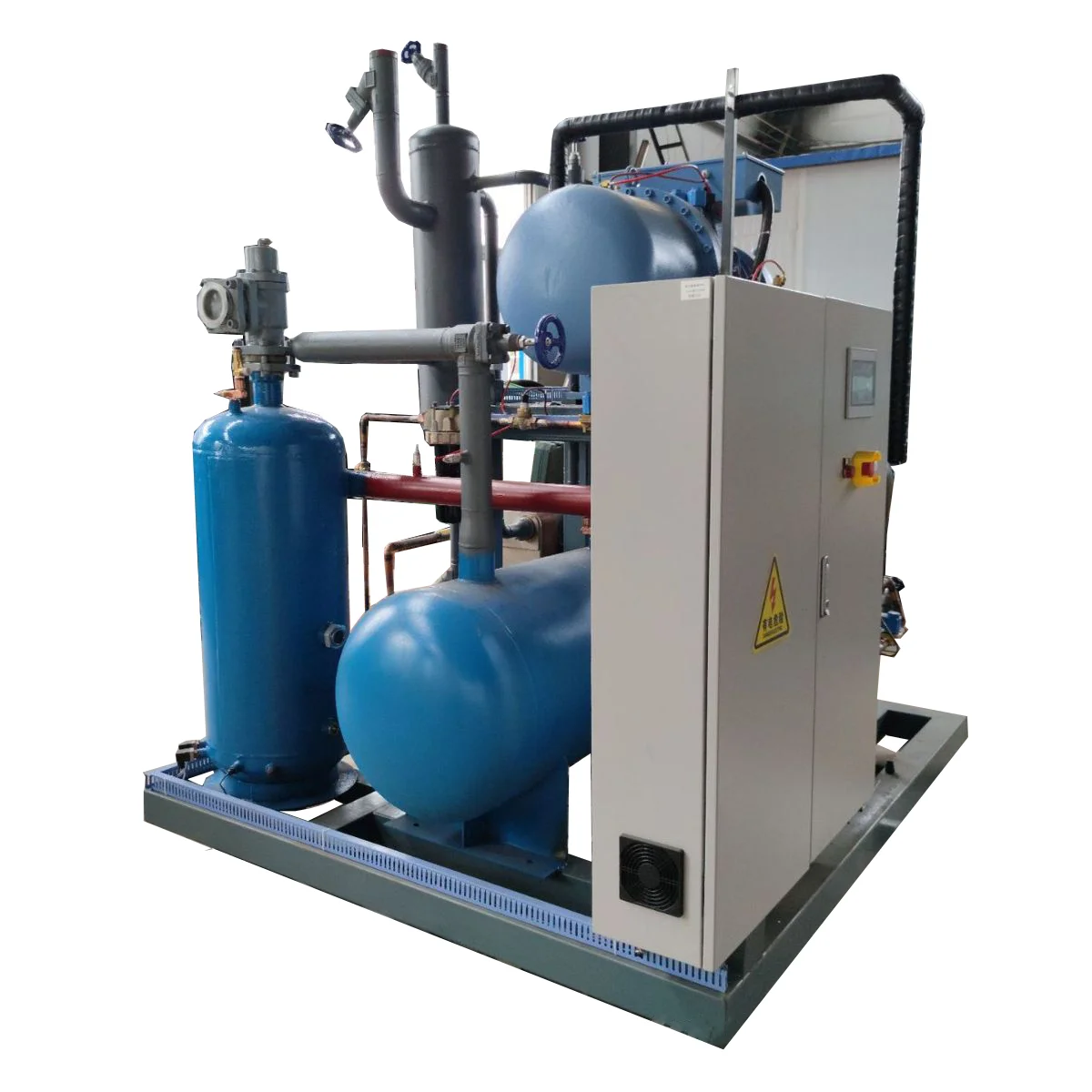 Custom Cold Room Project 400hp Semi Hermetic Screw Parallel Compressor Unit for Cold Room Refrigeration