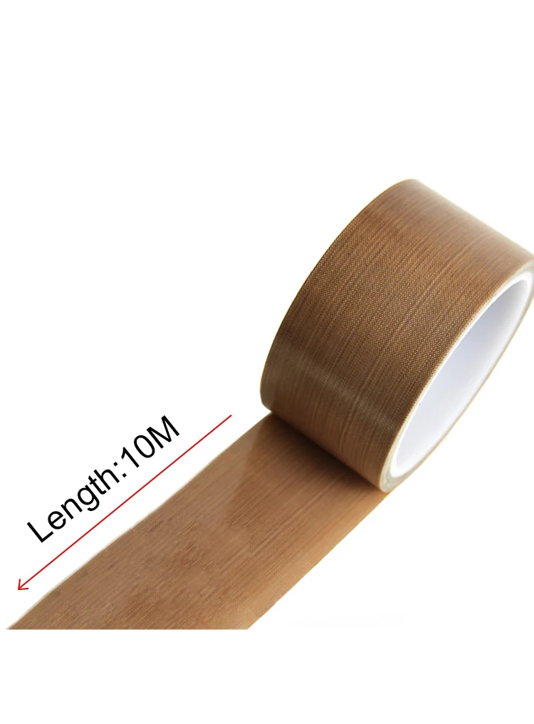 High Temperature Application Industrial Teflonning Tape Wholesale Highly Smooth Ptfe Coating Tefloning Tape For Sealing Machine