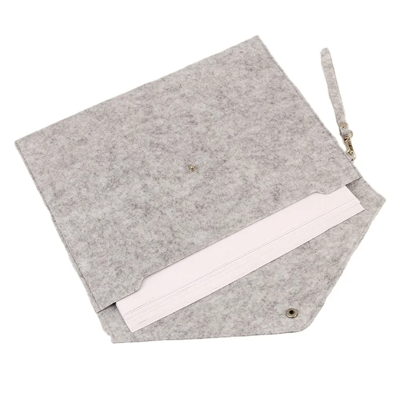 
Environmental Protection And Safety Custom Logo a4 Size File Folders Felt Document Bag 