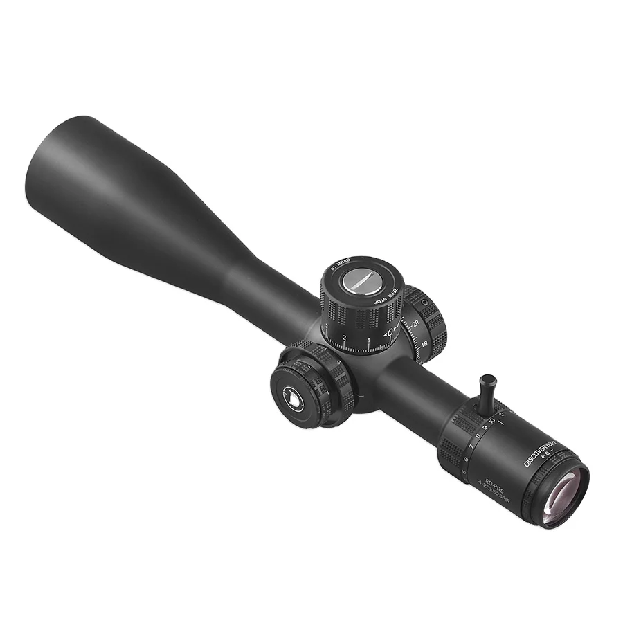 DISCOVERY High Quality scope factory direct selling ED 4-20X52SFIR FFP Optical scope hunting black precision sight.