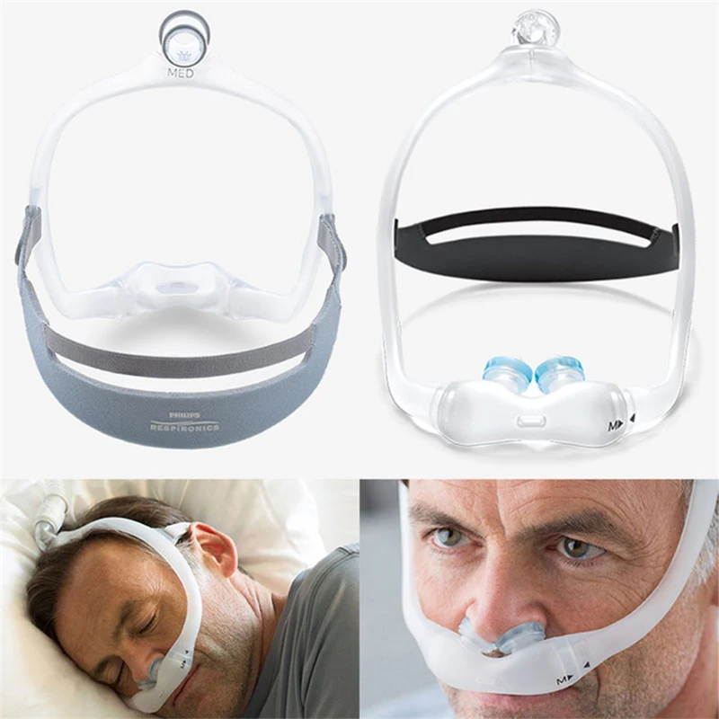  1 шт. DreamWear CPAP подушки для носа Сменные гелевые с головным убором и средней оправой в комплекте S M
