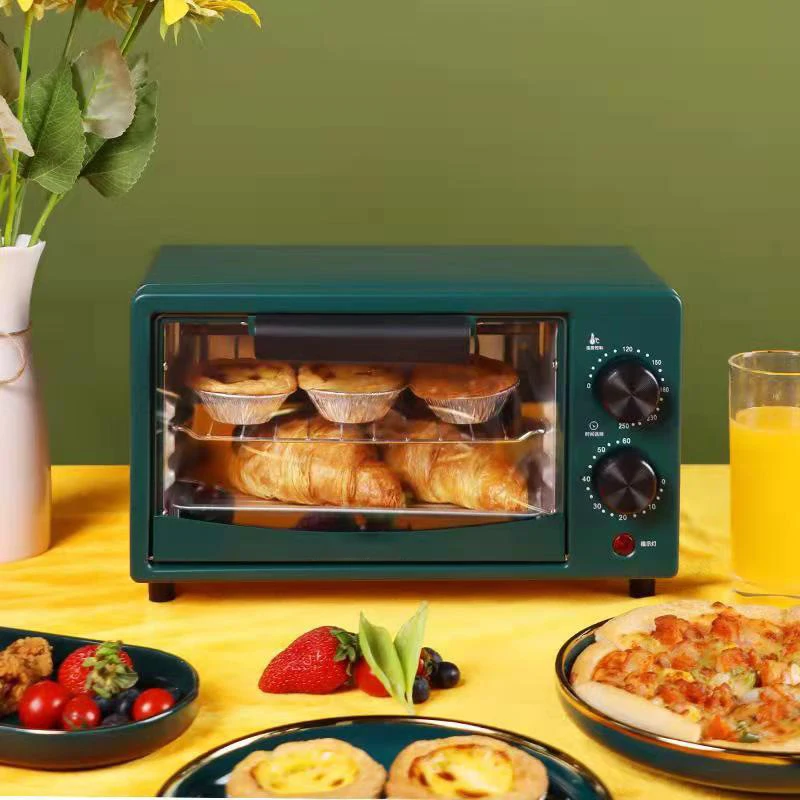 11L Mini Oven Time Function Temperature Control Smart Bread Oven Bakery Electric Oven Toaster
