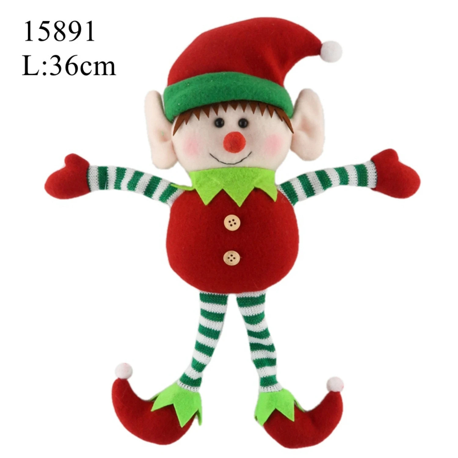 Christmas Plush Elf Front Door Hanging Ornaments Wholesale Factory Price Christmas Elf Plush