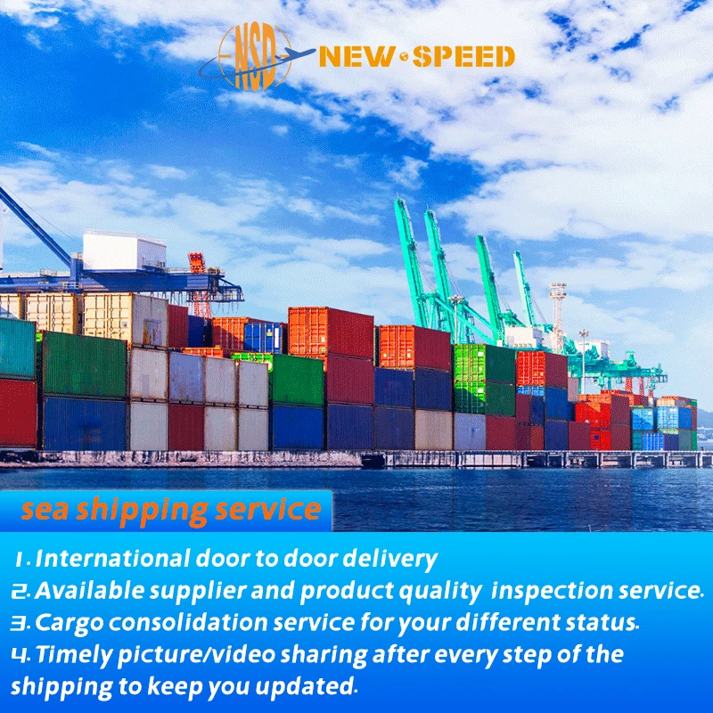 NEW SPEED Cheapest Shipping Agent Inspection Service Flexible Shipping DDP FCL Sea Shipping Agent To Europe Southeast Asia