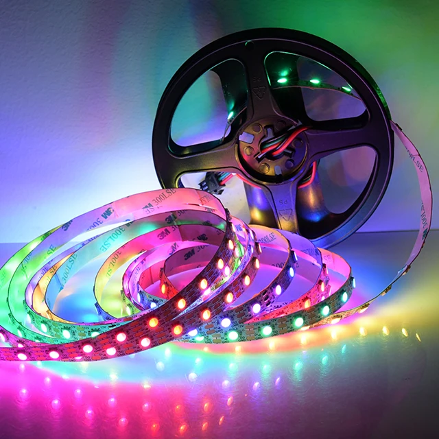 Newest 12V LC8816E Addressable RGBW SK6812 60LEDs/m 120LEDs/m LC8816E Digital Pixel WS2812b RGBW LED Strip