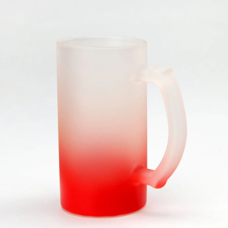 16 OZ  best Seller  Printed  Color Bottom Gradient Wine Sublimation Tumbler Beer Cups Coffee Cups