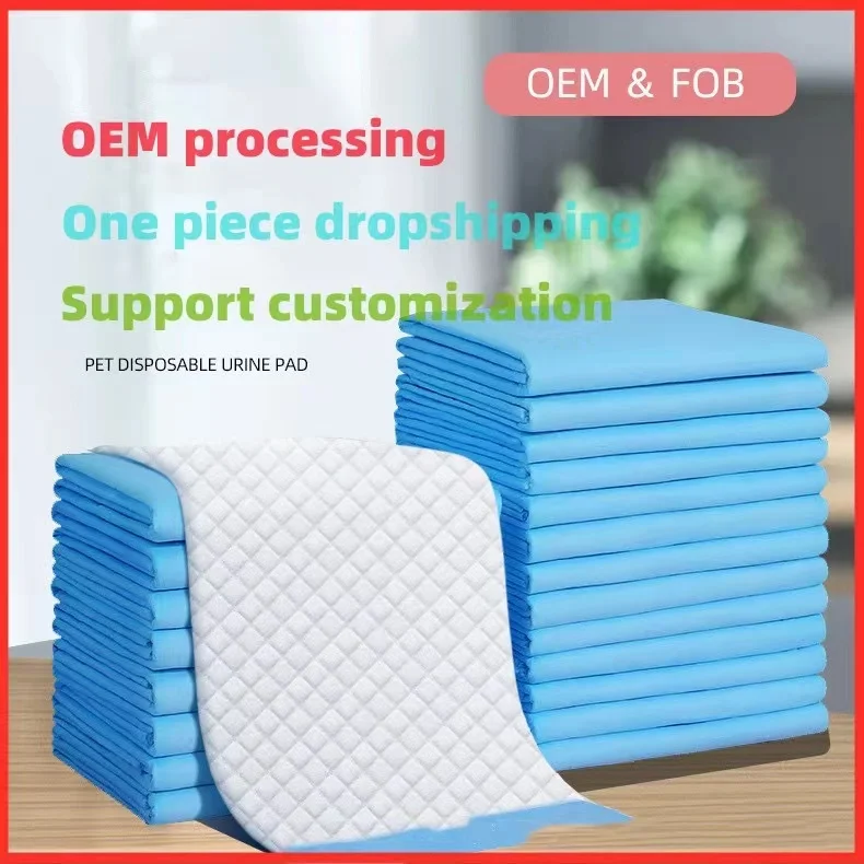 oem waterproof wholesale puppy diaper training disposable pet urine pee absorption and potty wee pads for dog padding xl 60x90