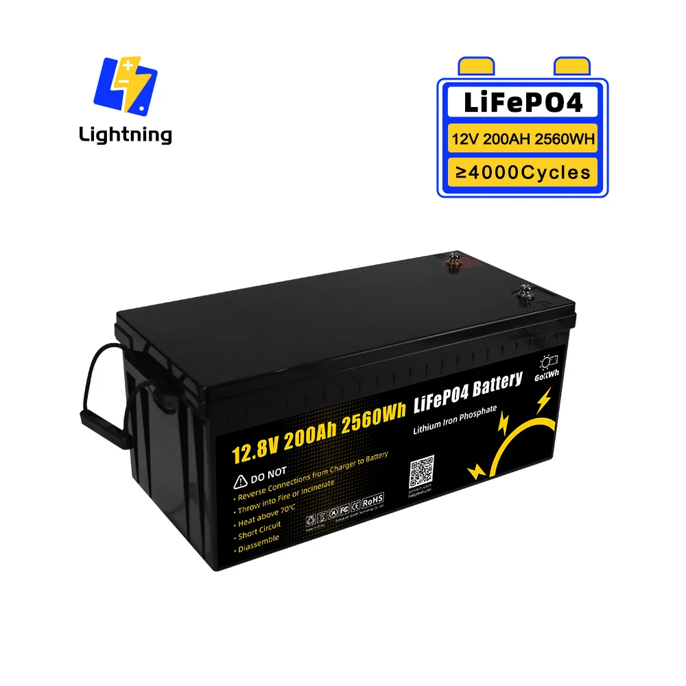 Аккумулятор GoKWh Lifepo4 12 В 50 А · ч 100 200