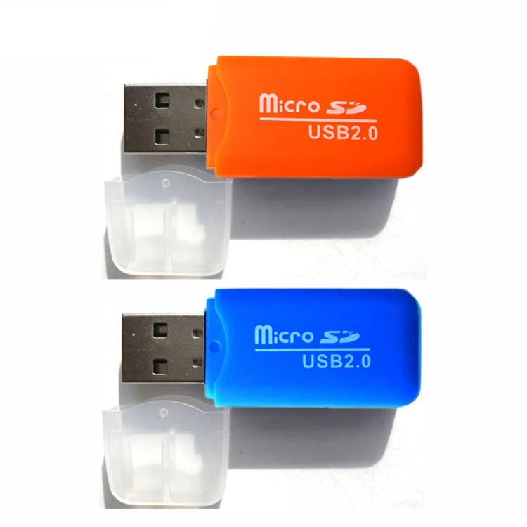 High Speed Mini Micro design T-flash Tf Sd Card Reader Usb 2.0 Adapter Memory Card Reader