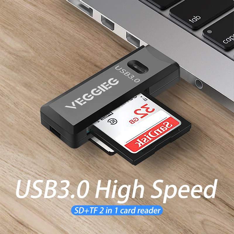 Заводской OTG считыватель USB 2,0 Многофункциональный картридер/записывающее устройство