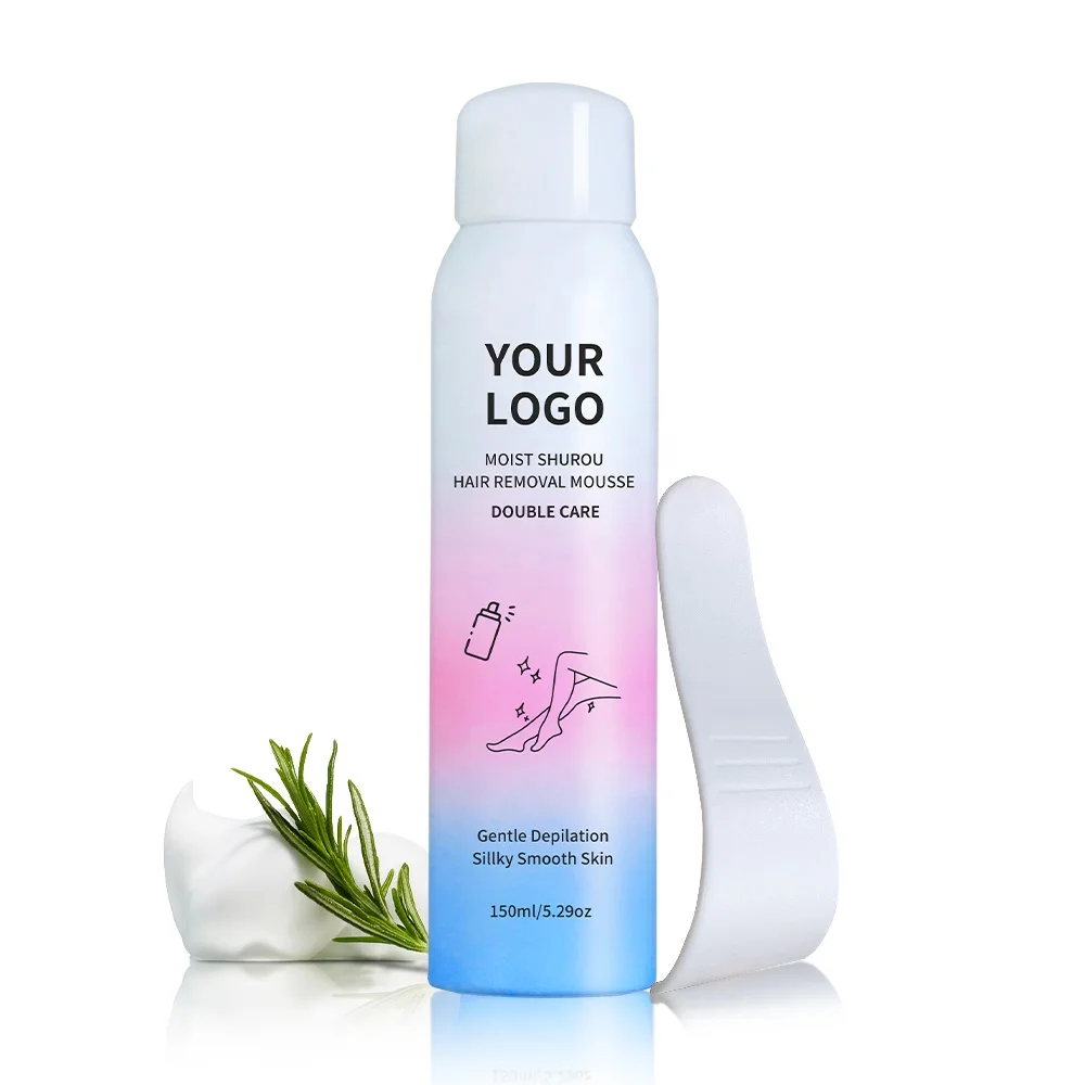 Custom Hair Removal Cream Body Painless Foam Hair Removal Spray For Man And Women